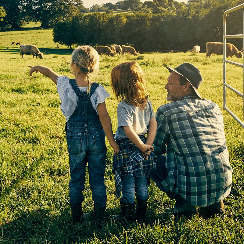 Kids And Dad